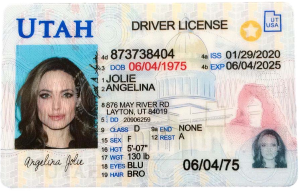 Utah Driver License - Utah Scannable IDS
