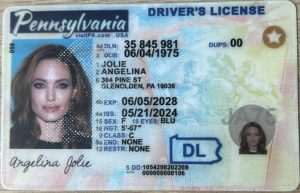 Pennsylvania Driver License - Pennsylvania Scannable IDS